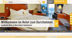 Desktop Screenshot of landhotel-betz.de