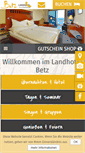 Mobile Screenshot of landhotel-betz.de